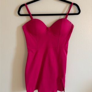 Superdown Fuchsia Strappy Dress